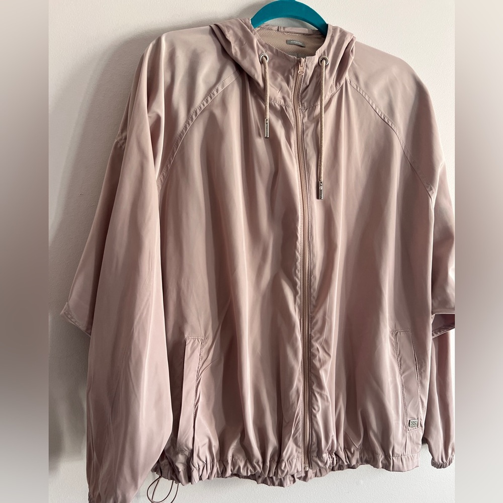 Soia & Kyo hooded windbreaker jacket L XL